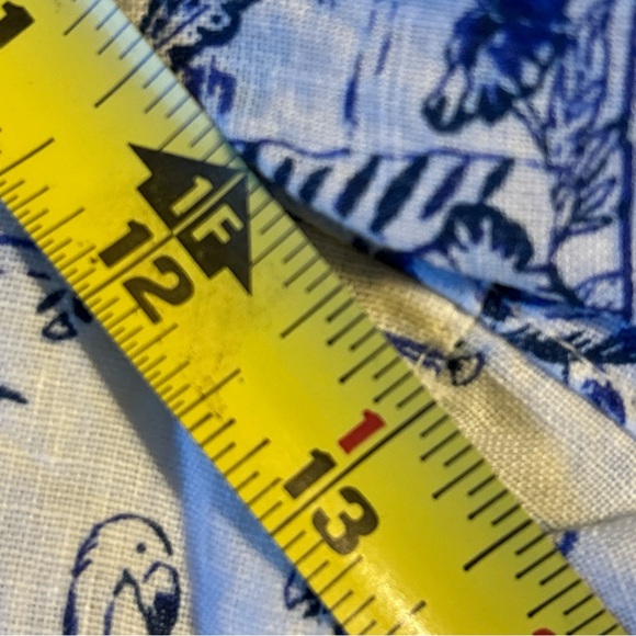 C&C California Women’s 100 % Linen Relaxed Wide Leg Crop Pant Size Large BOHO - Picture 9 of 11